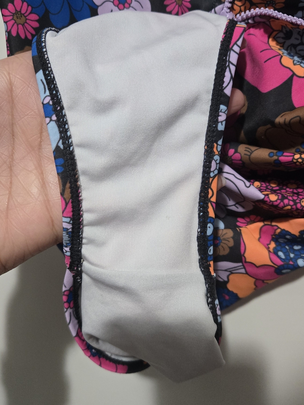 Cotton On Multicolor Floral Long-Sleeve One-Piece Swim - Picture 5 of 9